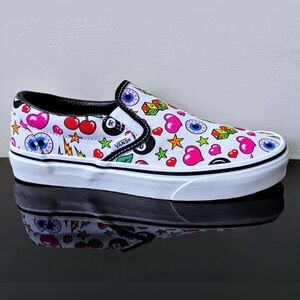 NWOT VANS Classic Slip-On Dice Bolts Hearts
Cherries Rare